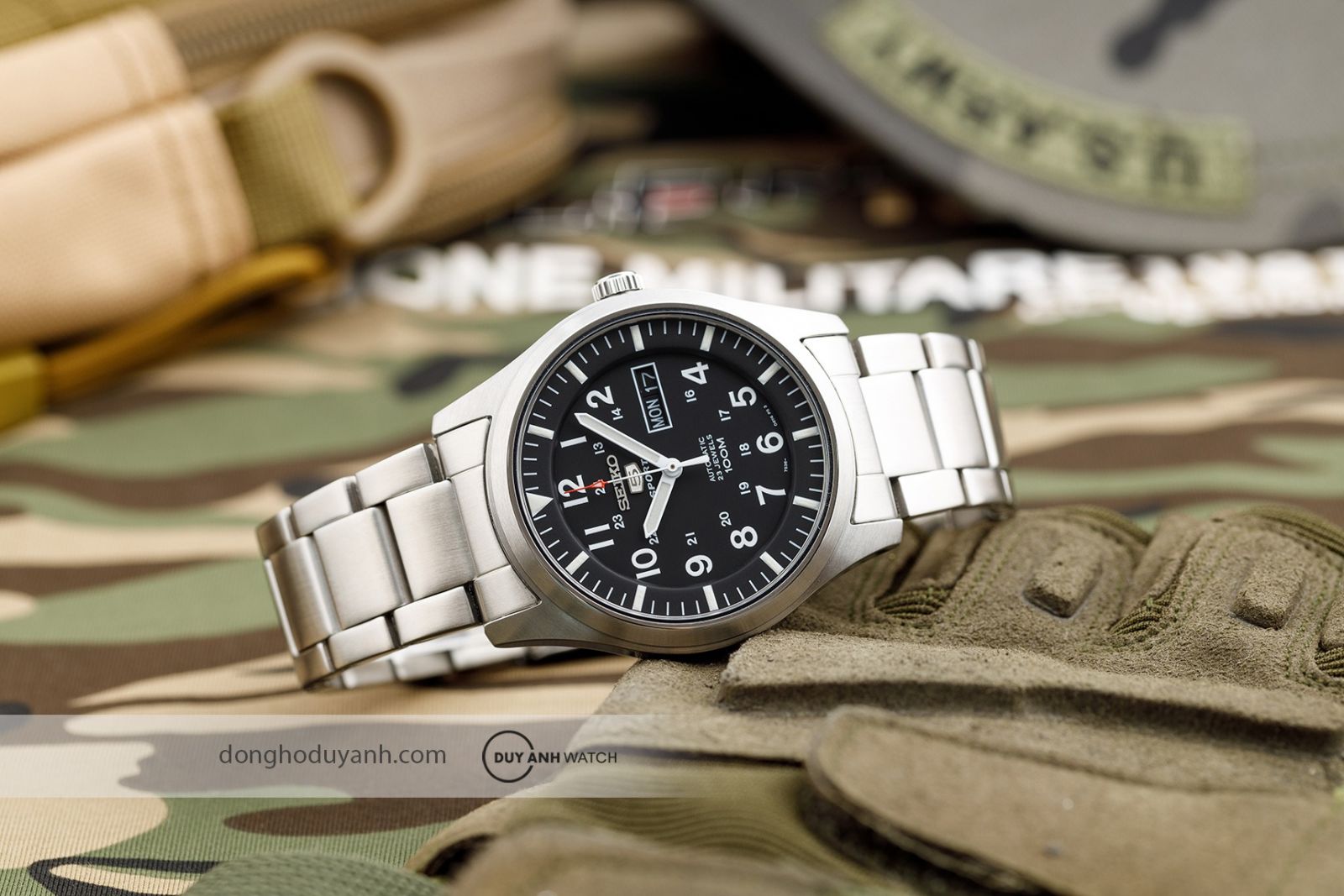 Đồng hồ Seiko 5 Quân Đội SNZG13K1S