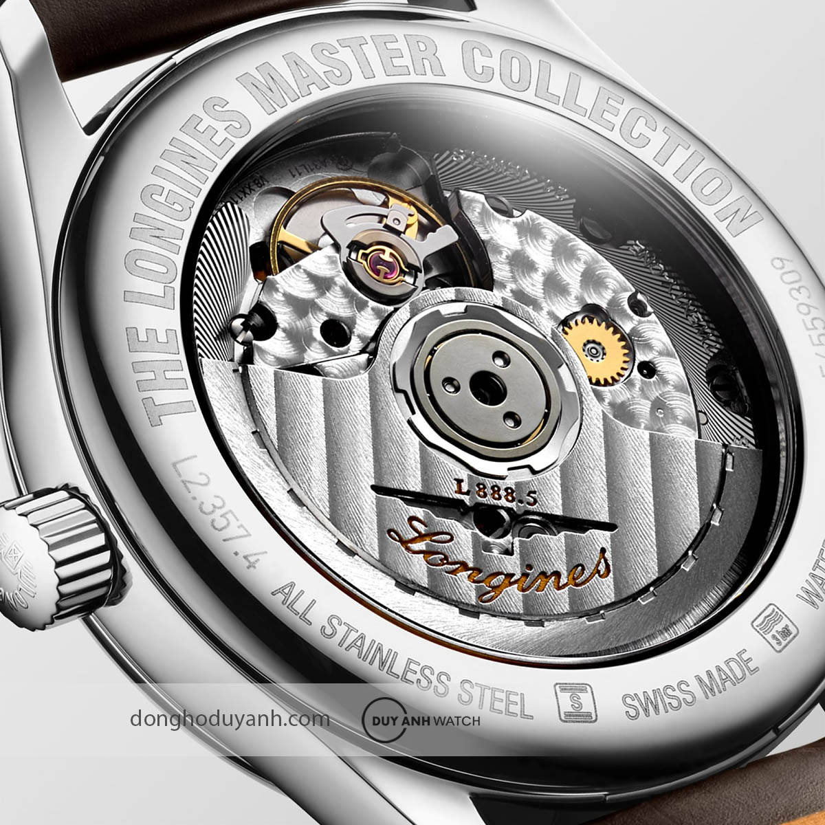 Mặt đ&aacute;y đồng hồ nữ Longines Master Collection L2.357.4.78.3
