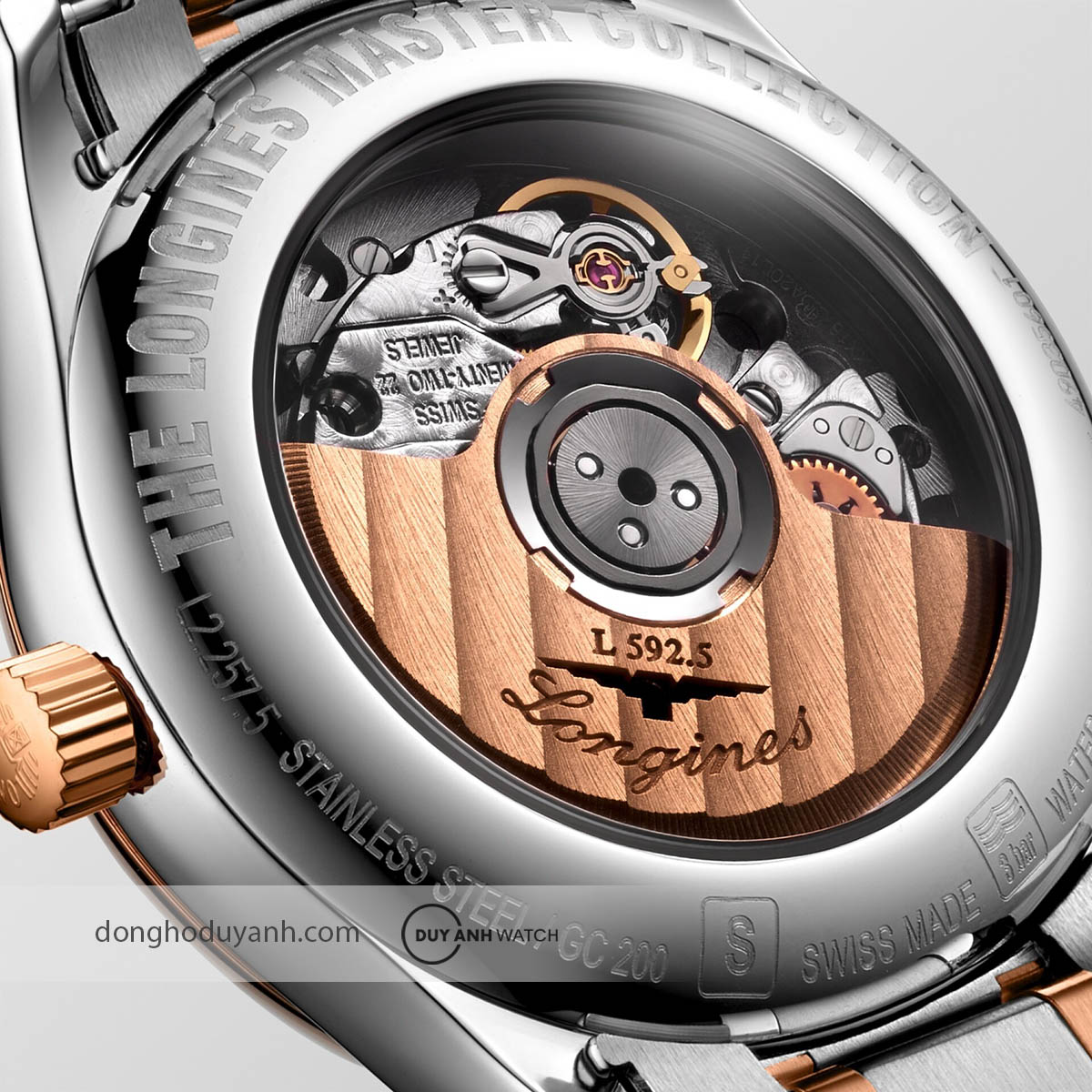 Mặt đ&aacute;y đồng hồ Longines Master L2.257.5.79.7