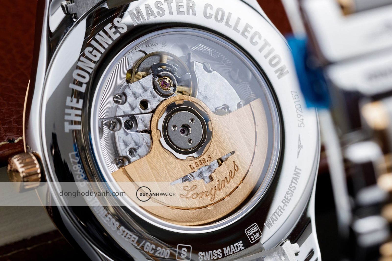 Mặt đ&aacute;y đồng hồ Longines Master L2.893.5.57.7