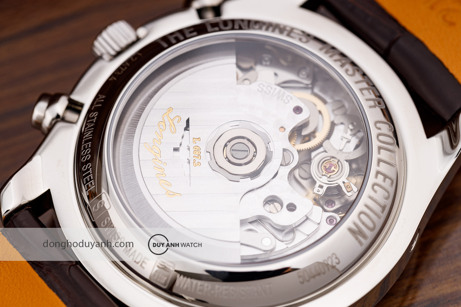 Mặt đáy đồng hồ Longines Master Collection L2.673.4.78.3