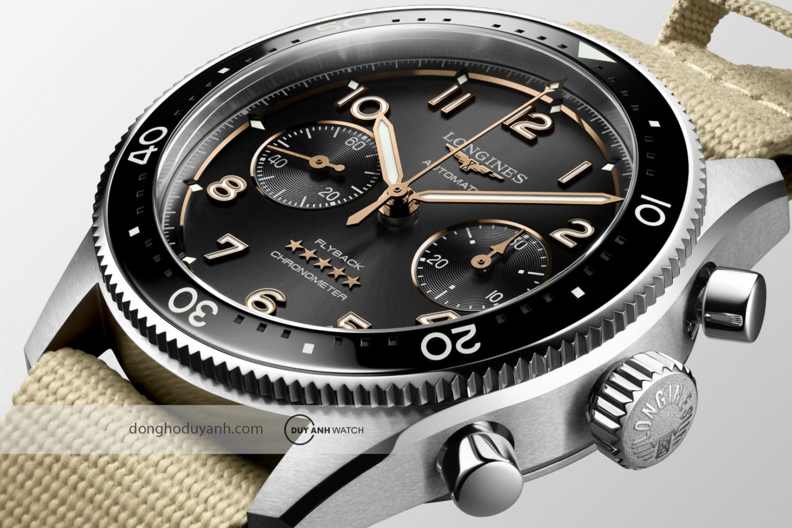 Mặt số của Longines Spirit Flyback L3.821.4.53.9