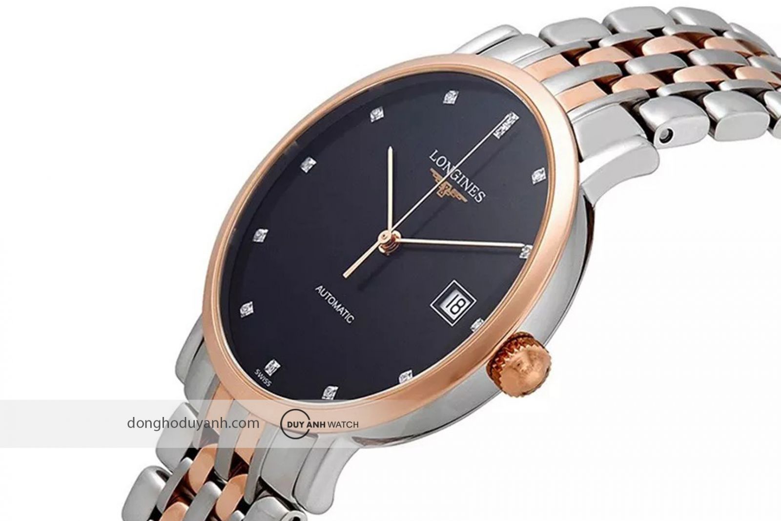 Góc nhìn nghiêng của Longines Elegant L4.810.5.57.7