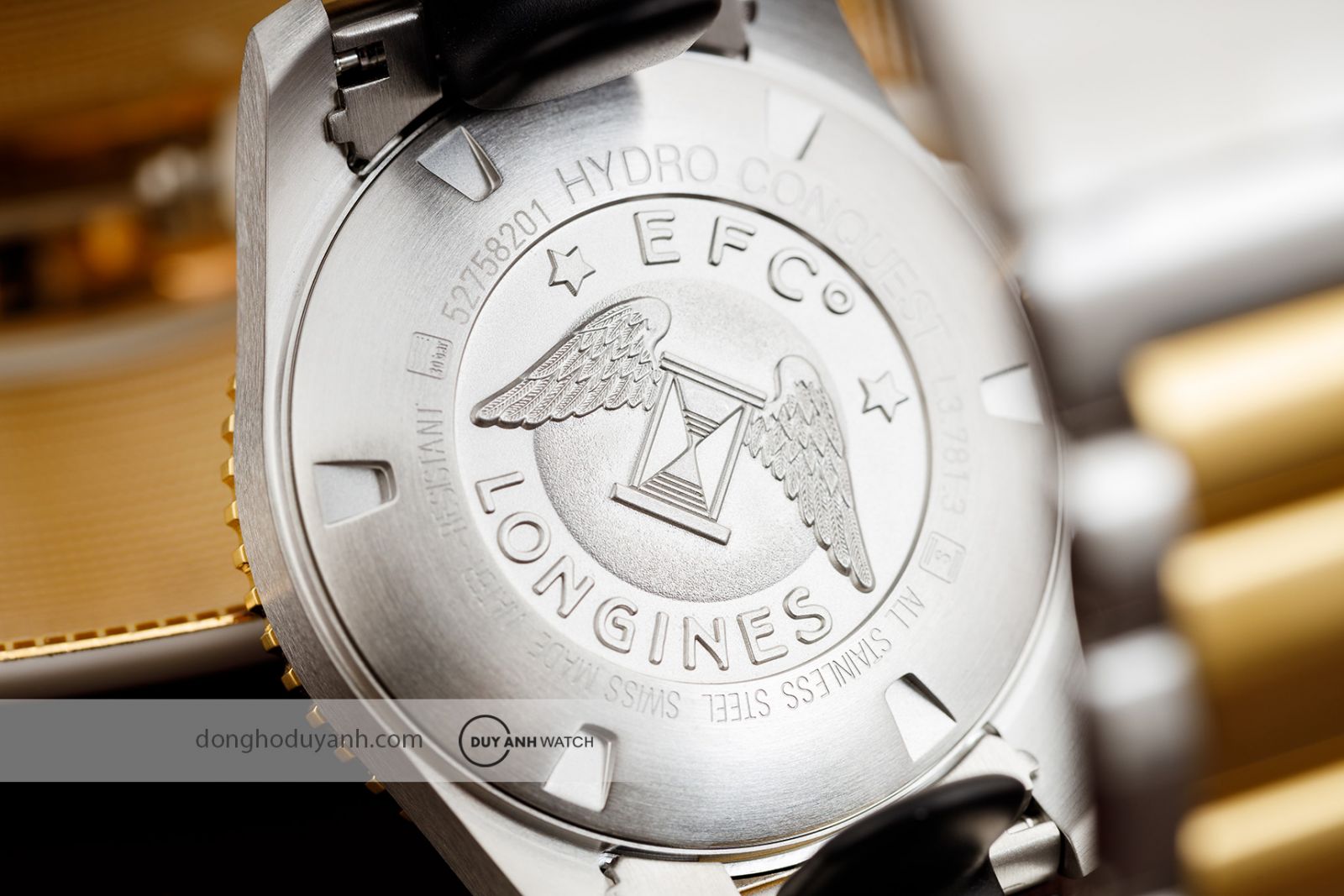 Mặt đáy Longines HydroConquest L3.781.3.96.7