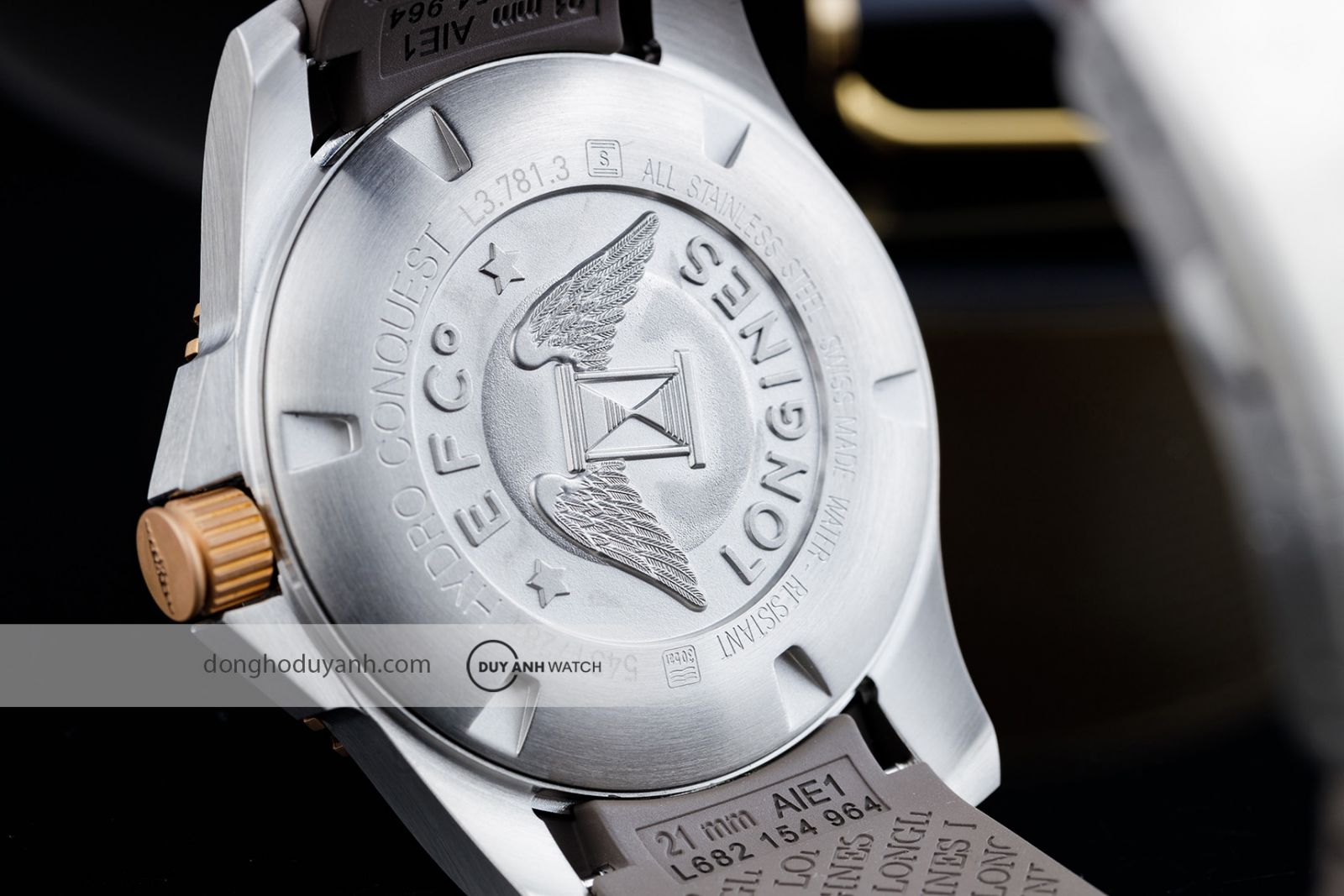 Mặt đáy Longines HydroConquest L3.781.3.78.9