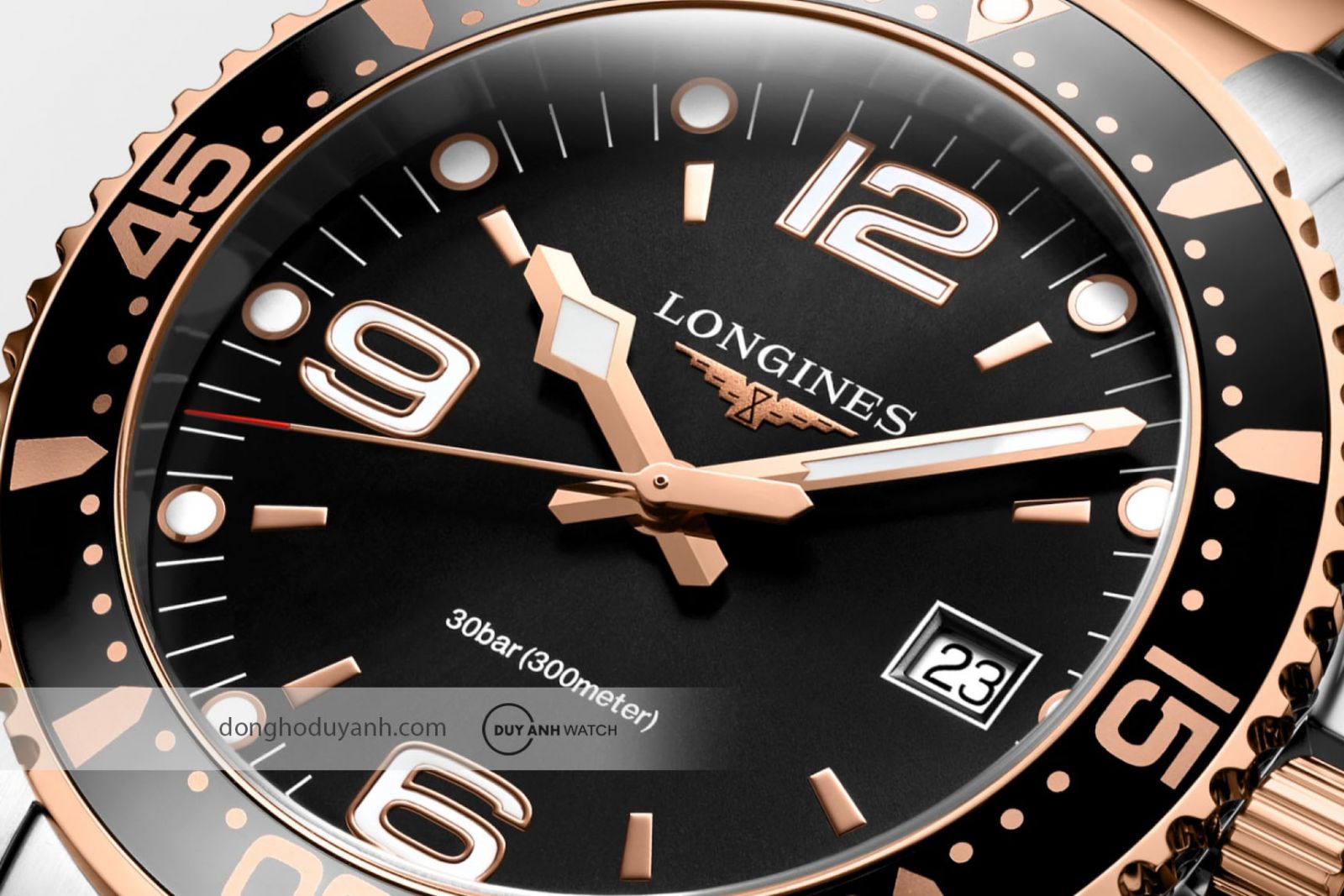 Mặt số của Longines HydroConquest L3.740.3.98.7