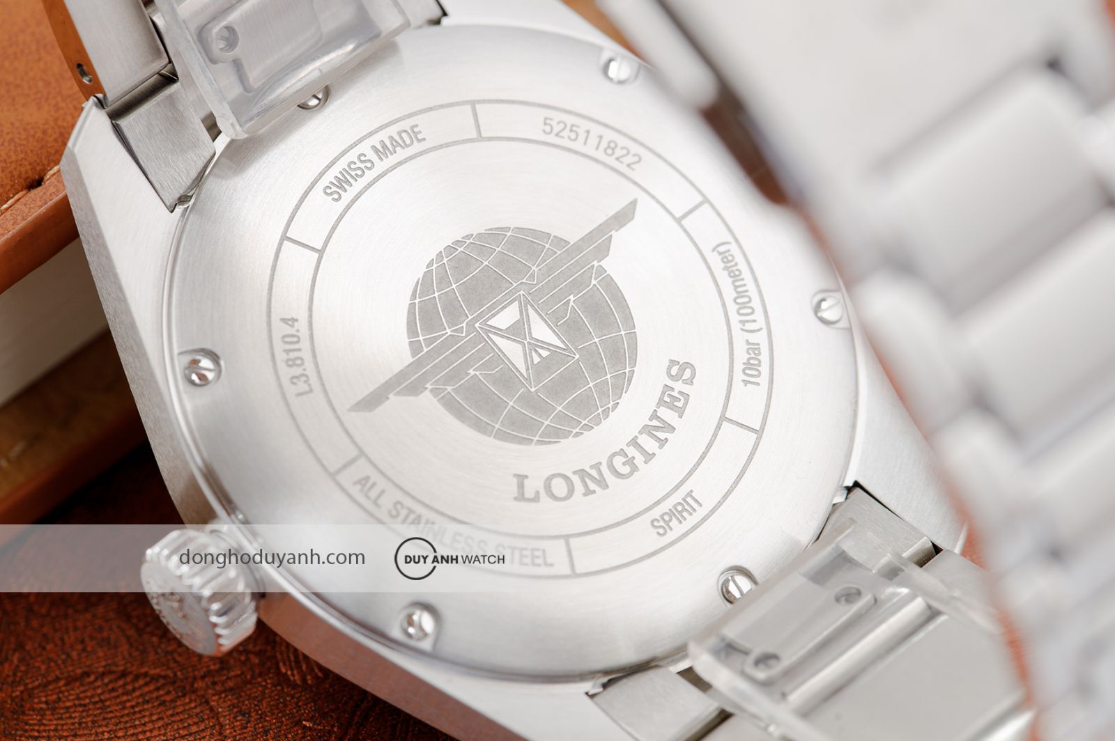 Mặt đáy Longines Spirit L3.810.4.03.6