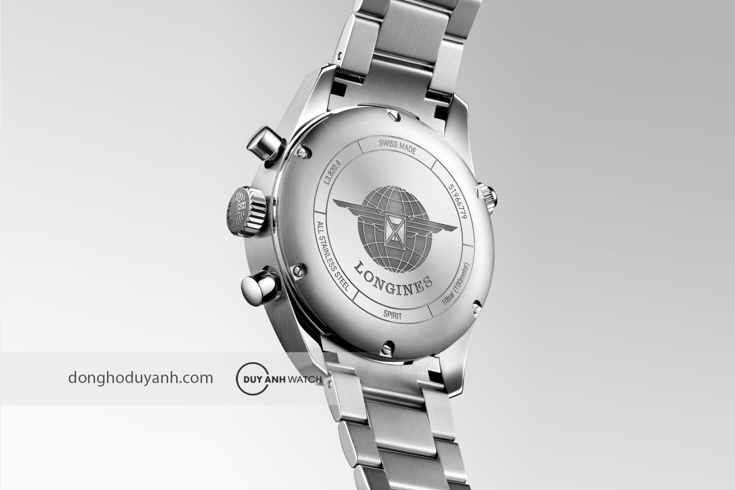 Mặt đáy Longines Spirit L3.820.4.73.6