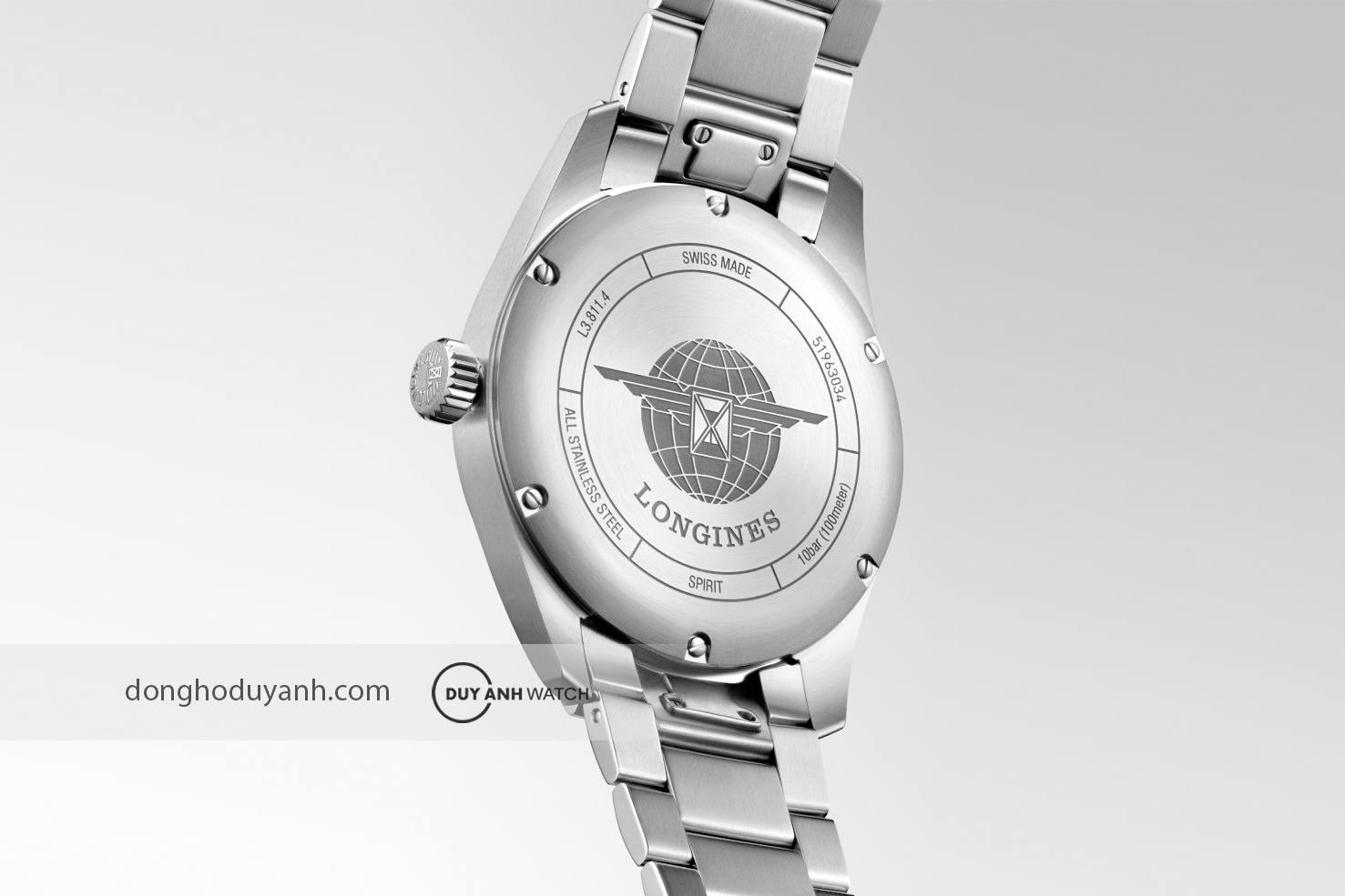 Mặt đáy Longines Spirit Prestige Edition L3.810.4.93.9