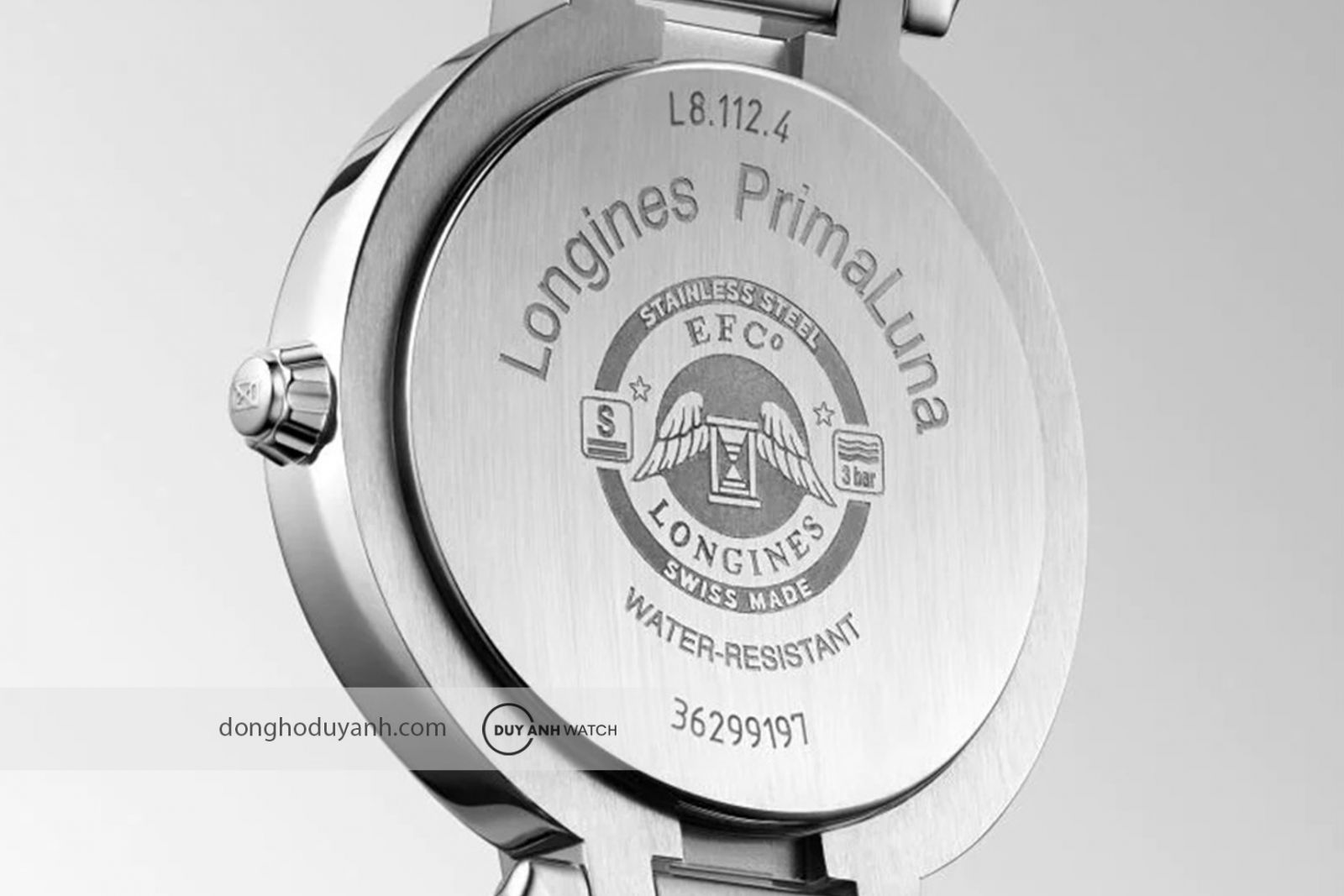 Mặt đáy Longines PrimaLuna L8.112.4.71.6