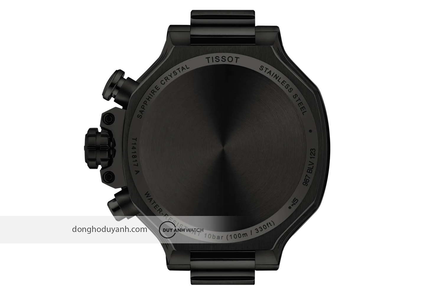 Mặt đáy Tissot T-Race Quartz Chronograph T141.817.37.051.00