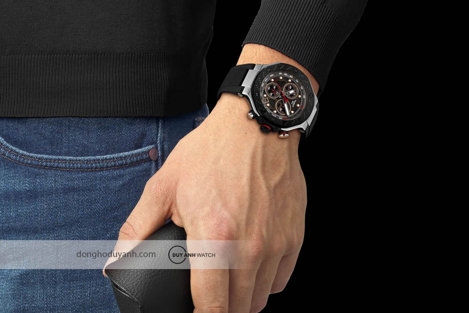 Tissot T-Race MotoGP Quartz Chronograph T141.417.27.081.00 trên tay