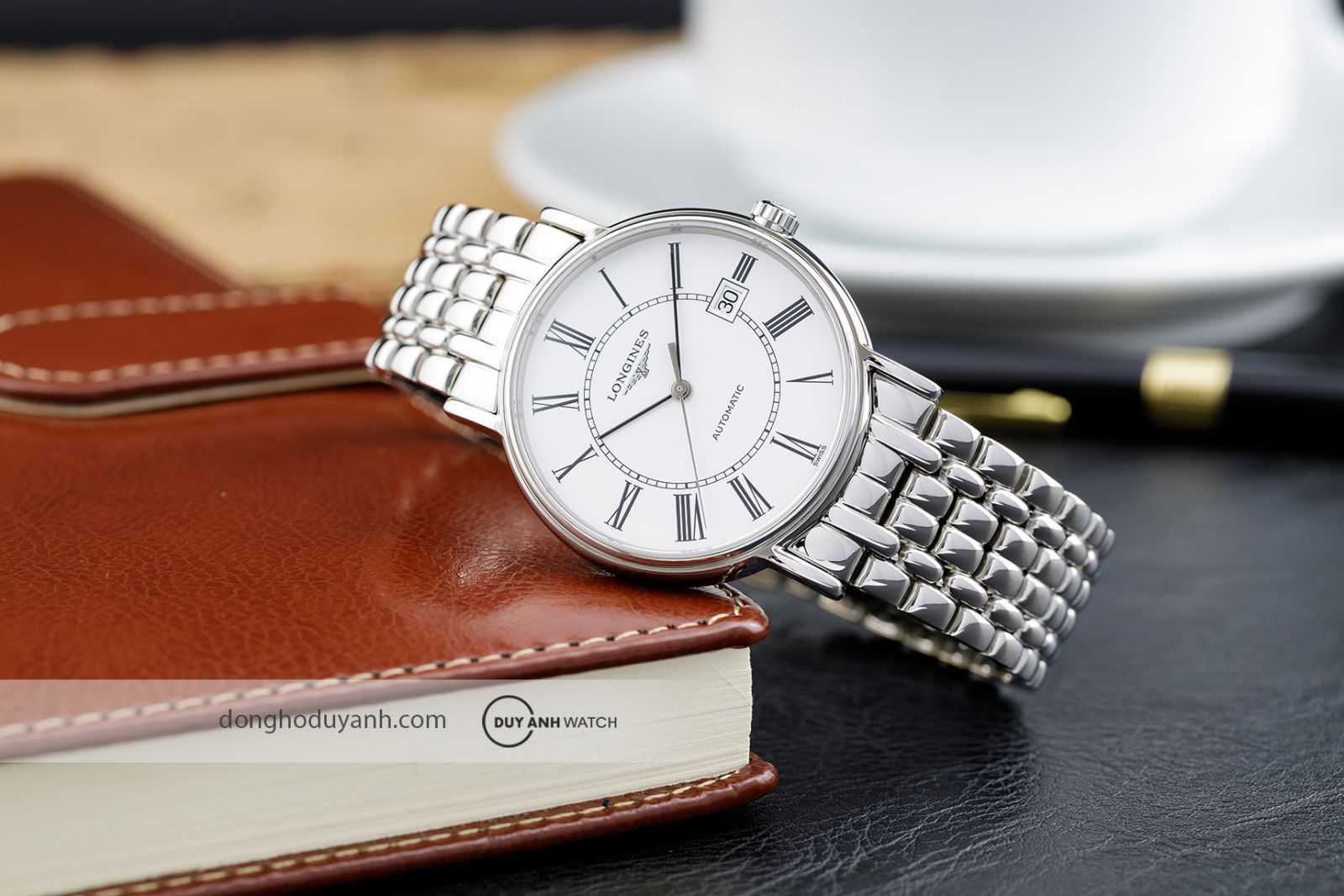 Đồng hồ Longines Presence Automatic Roman L4.921.4.11.6