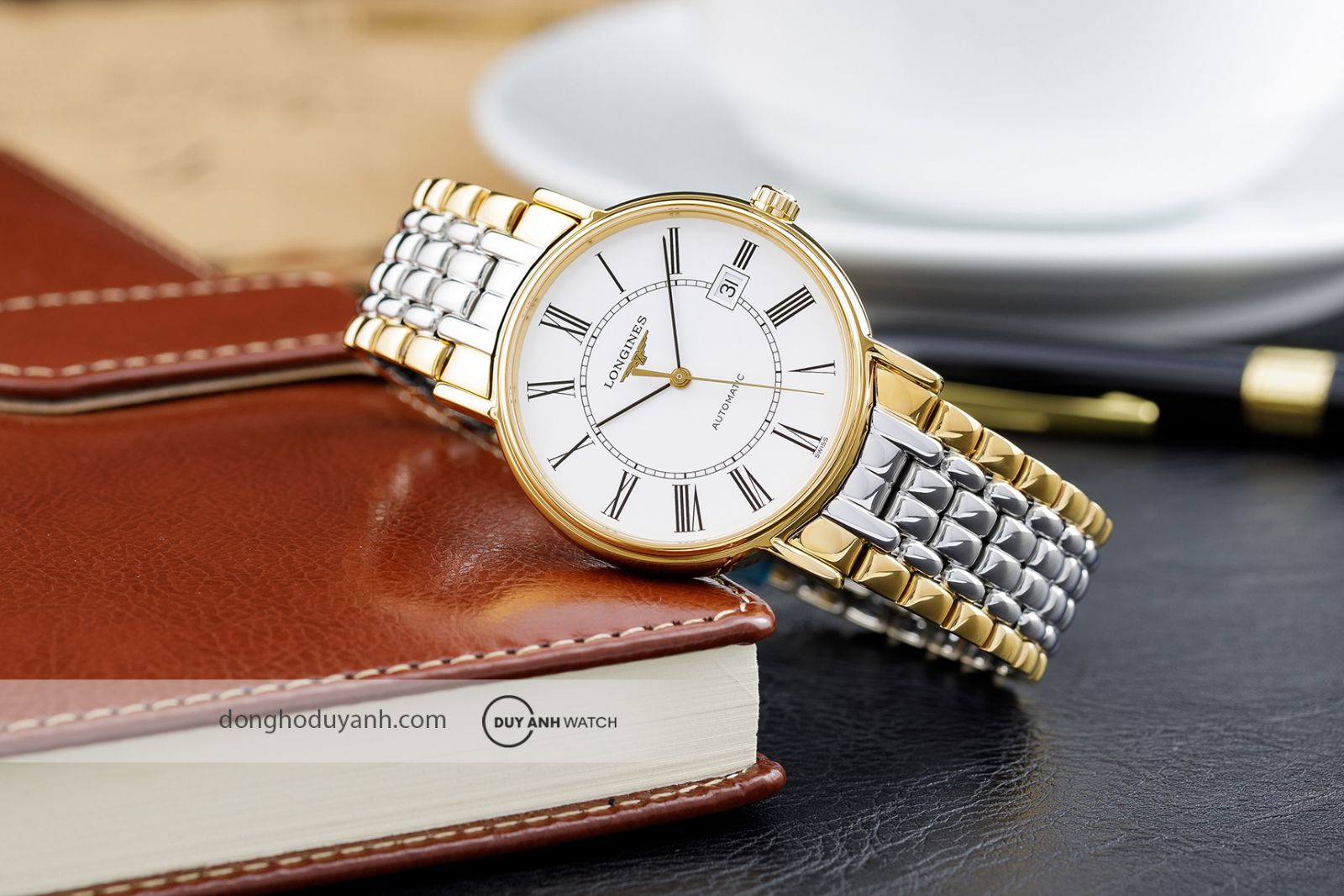 Khi thời gian được thể hiện bằng phong cách với Đồng hồ Longines Presence Automatic Roman L4.921.2.11.7 