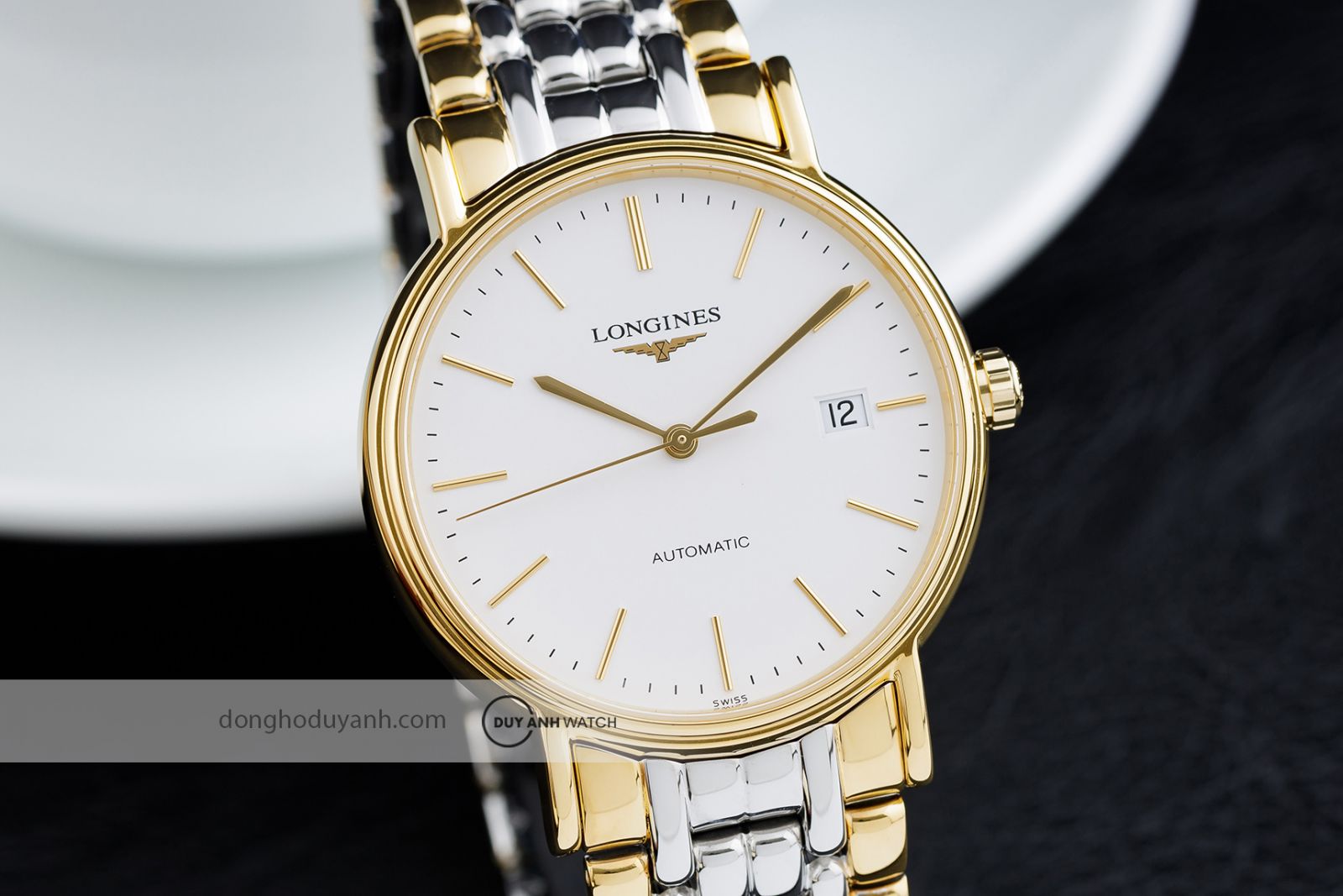 Mặt số Đồng hồ Longines Presence Automatic Indexes L4.921.2.12.7
