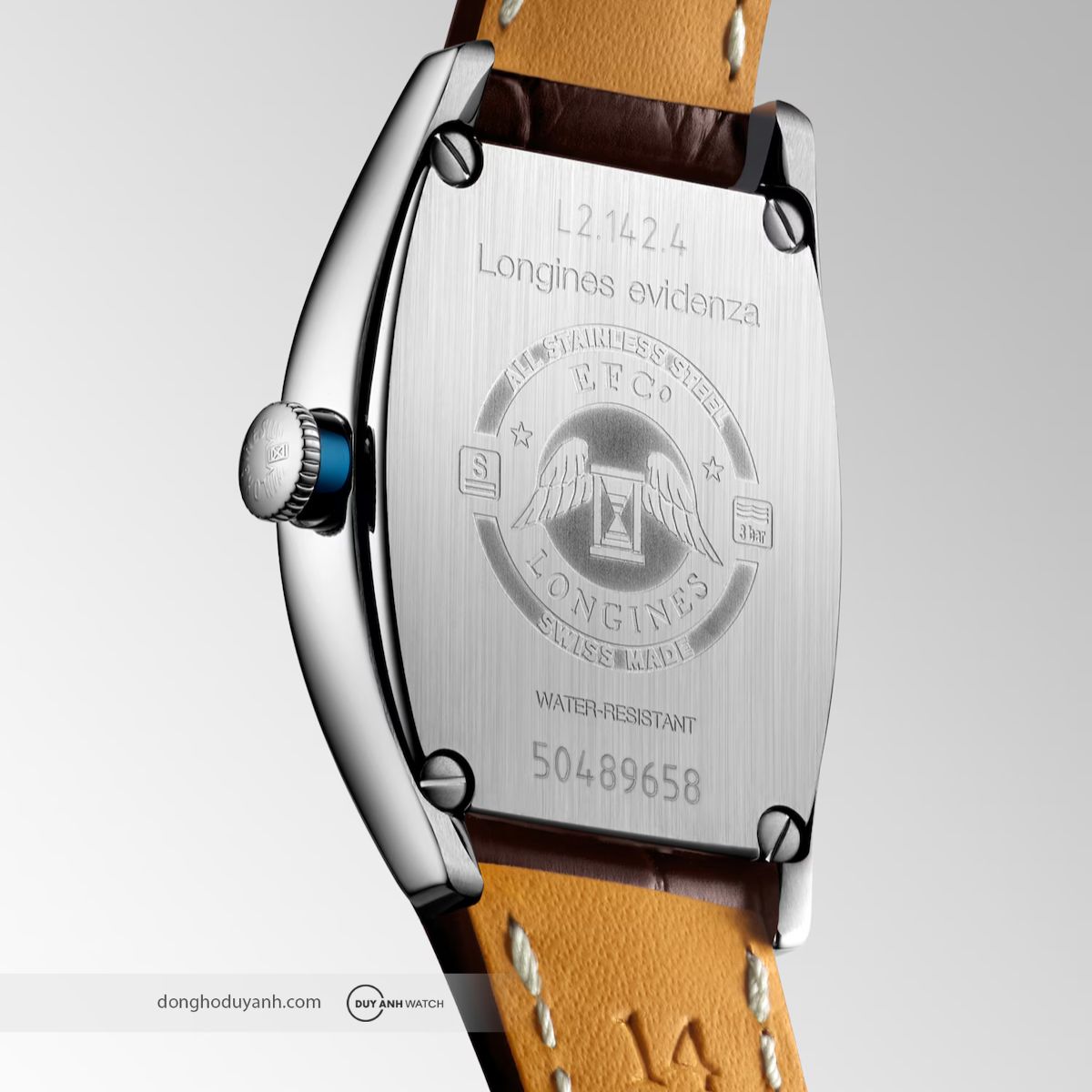 Mặt sau Đồng Hồ Nữ Longines Evidenza L2.142.4.73.4