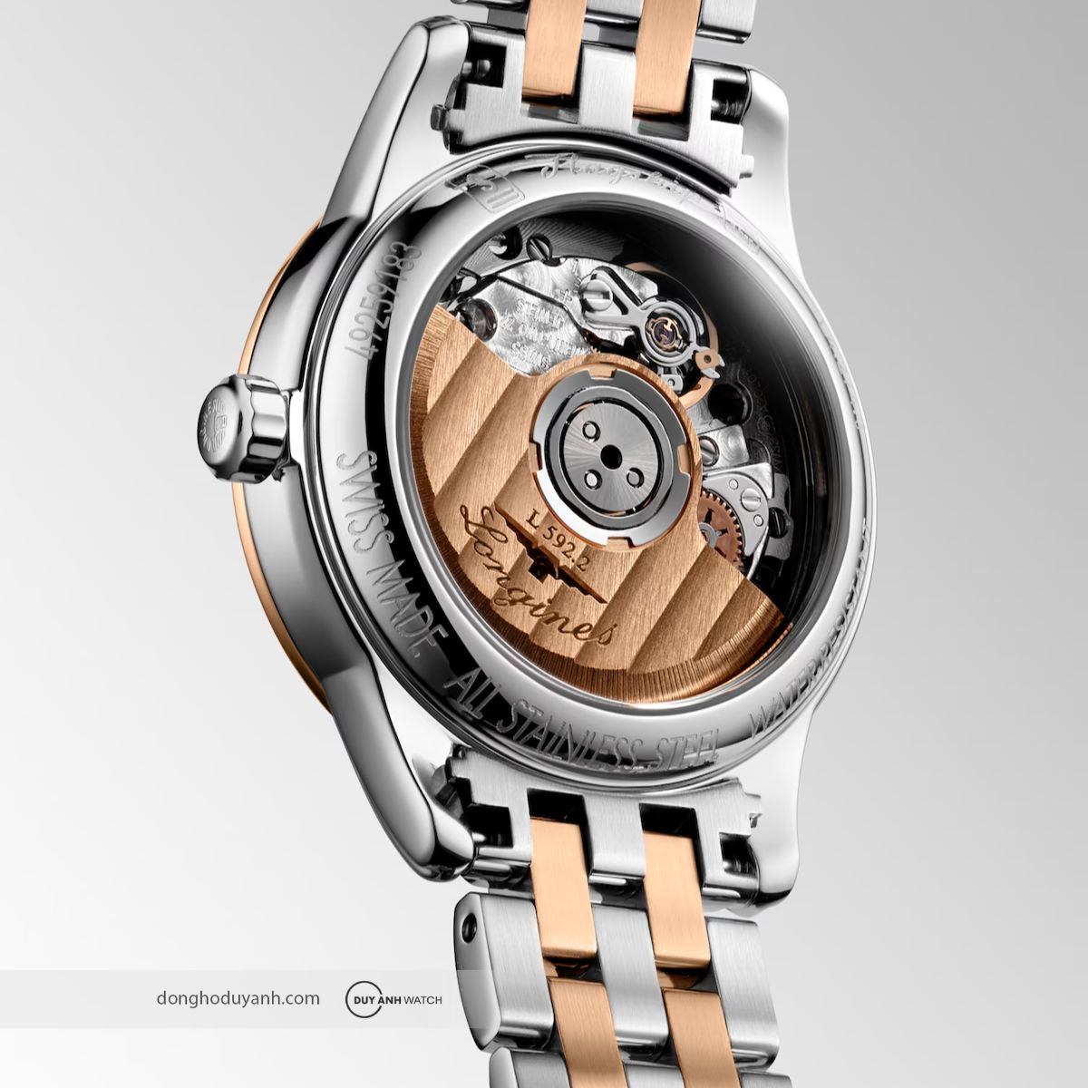 Mặt sau Đồng hồ Longines Flagship L4.274.3.99.7