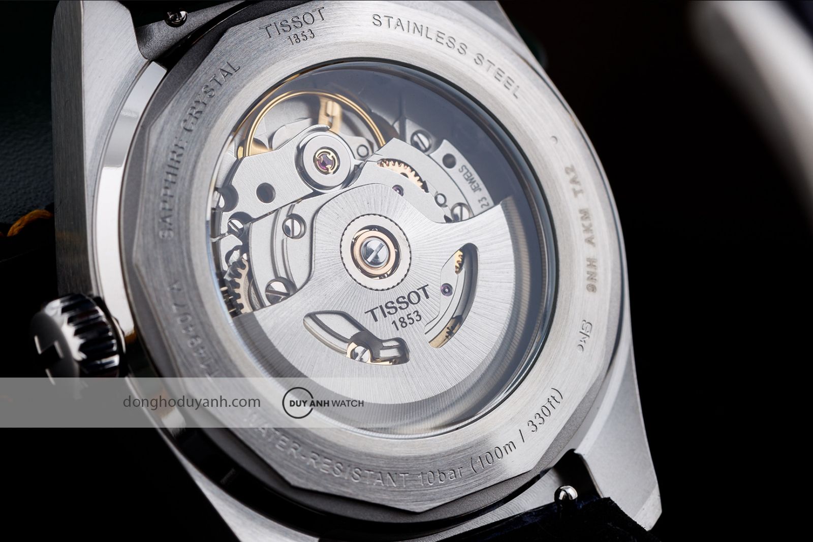 Mặt đáy Tissot PR516 Powermatic 80 T149.407.16.041.00