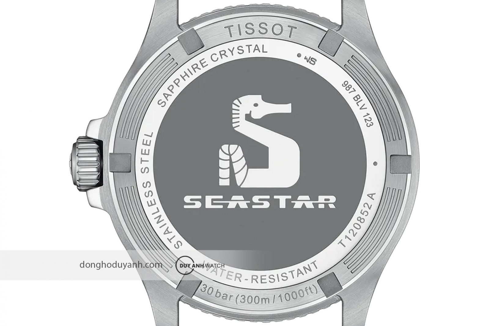 Mặt đáy Tissot Seastar 1000 Quartz GMT T120.852.17.051.00