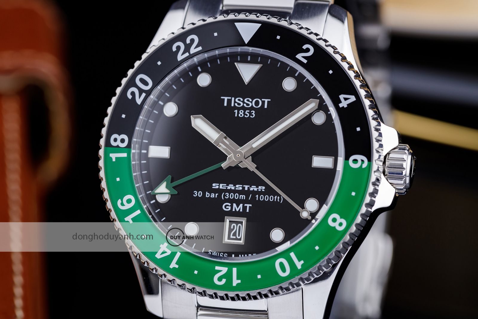 Mặt số Tissot Seastar 1000 Quartz GMT T120.852.11.051.00