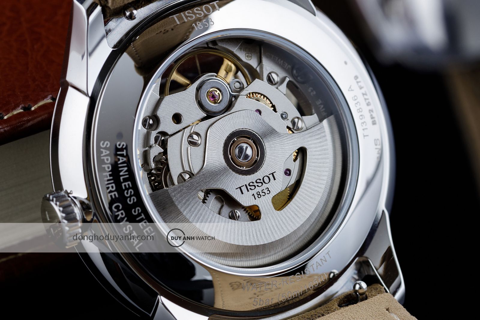 Mặt đáy Tissot Chemin des Tourelles Squelette T139.836.16.261.00