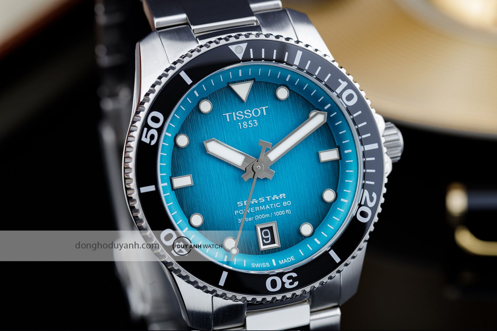 Mặt số Tissot Seastar 1000 Powermatic 80 T120.807.11.091.00