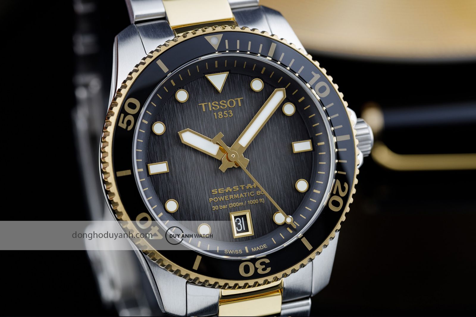Mặt số Tissot Seastar 1000 Powermatic 80 T120.807.22.051.00