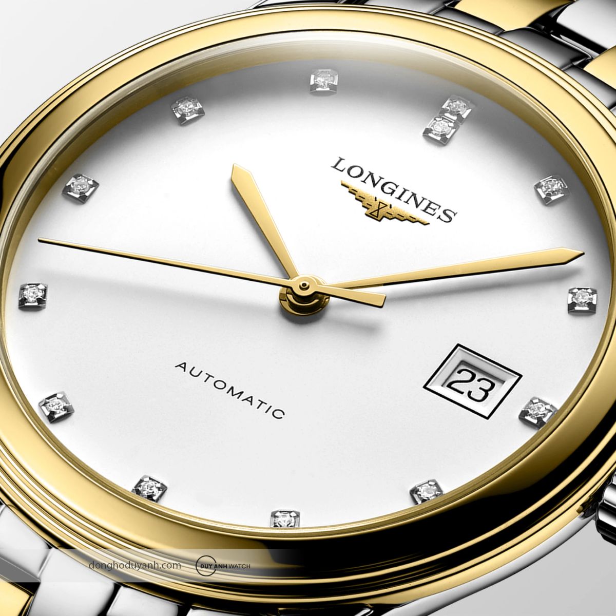Longines Flagship L4.374.3.27.7 cận cảnh