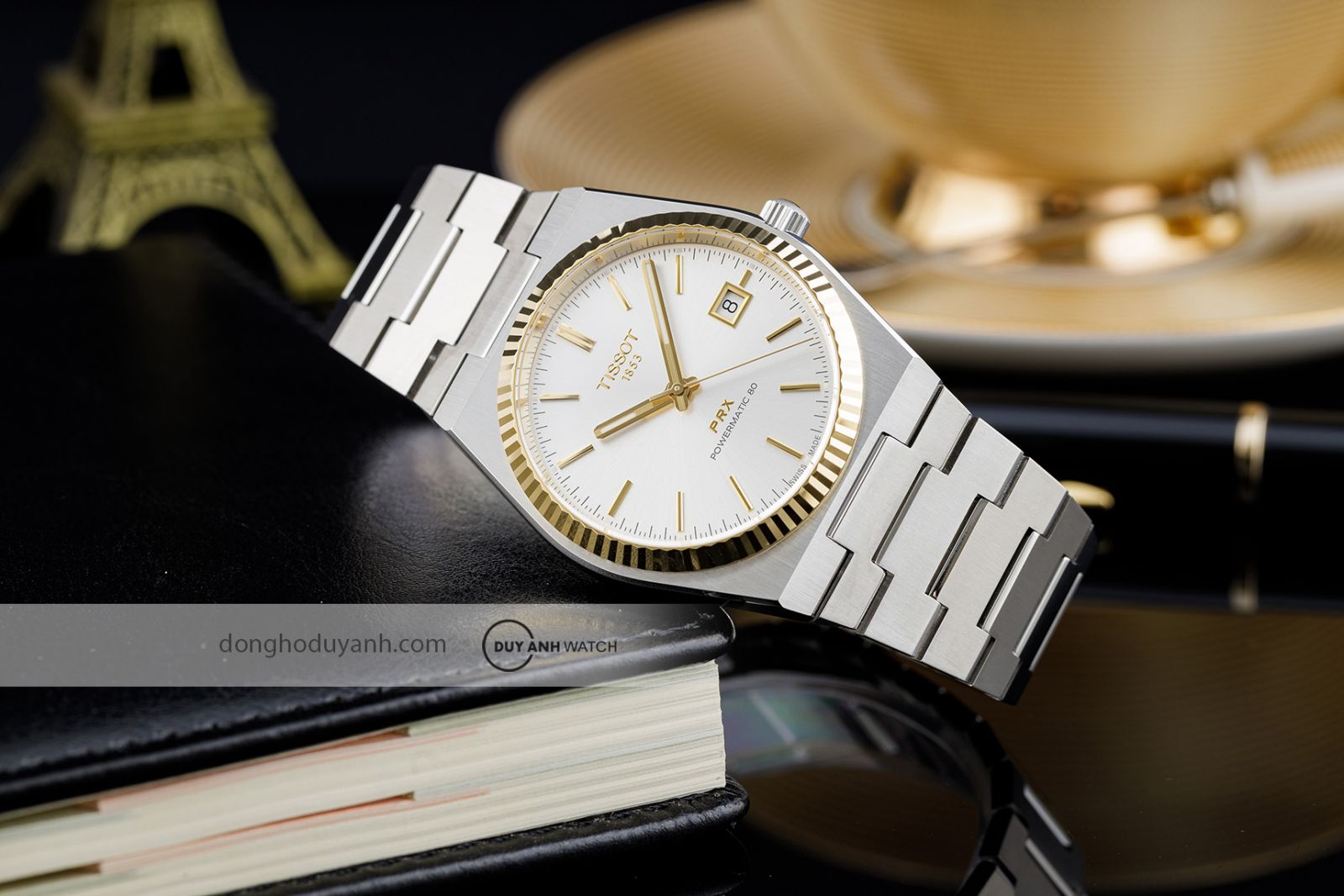 Tissot PRX Powermatic 80 Steel 18K Gold T931.407.41.031.01