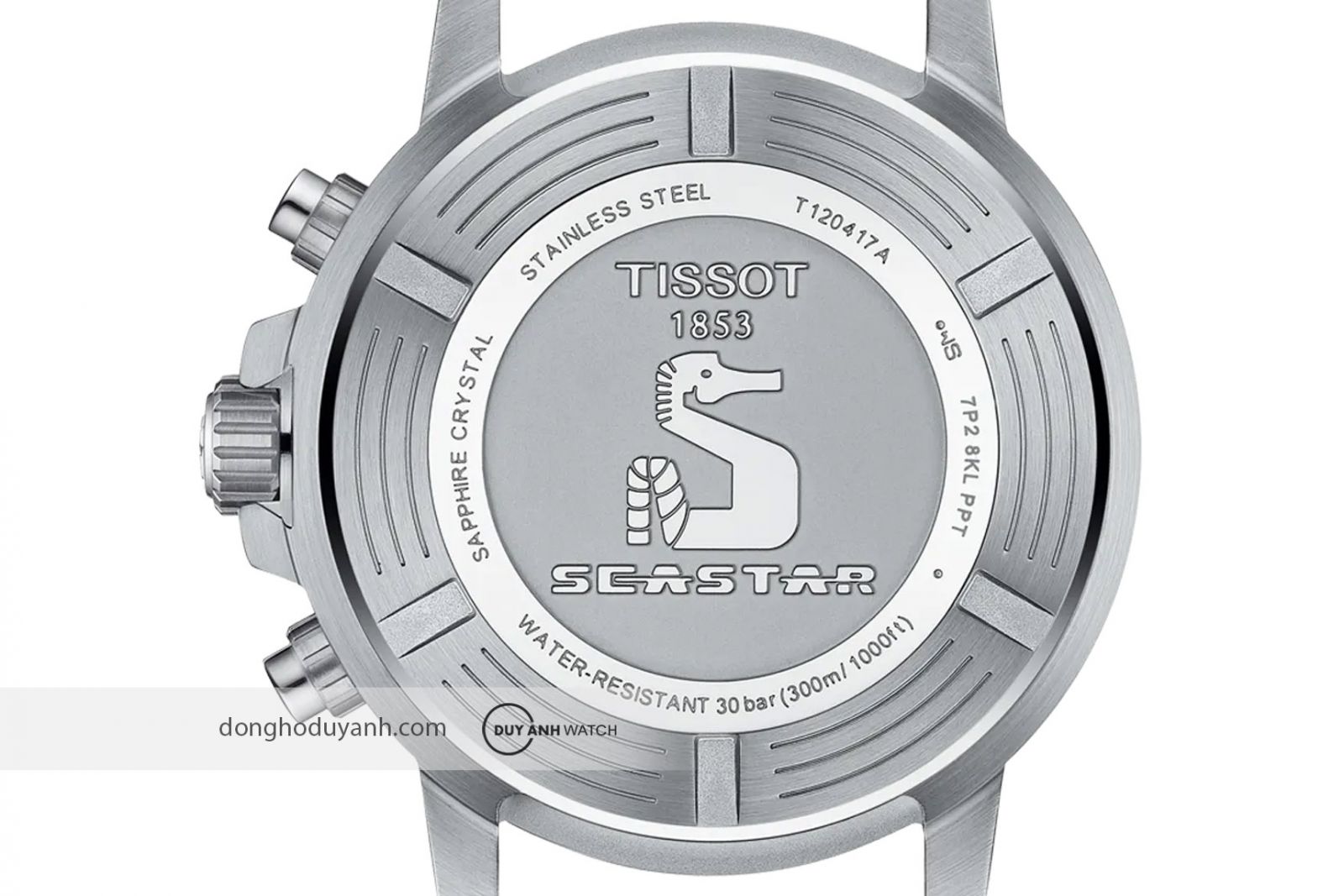 Mặt đáy Tissot Seastar 1000 Chronograph T120.417.17.051.03