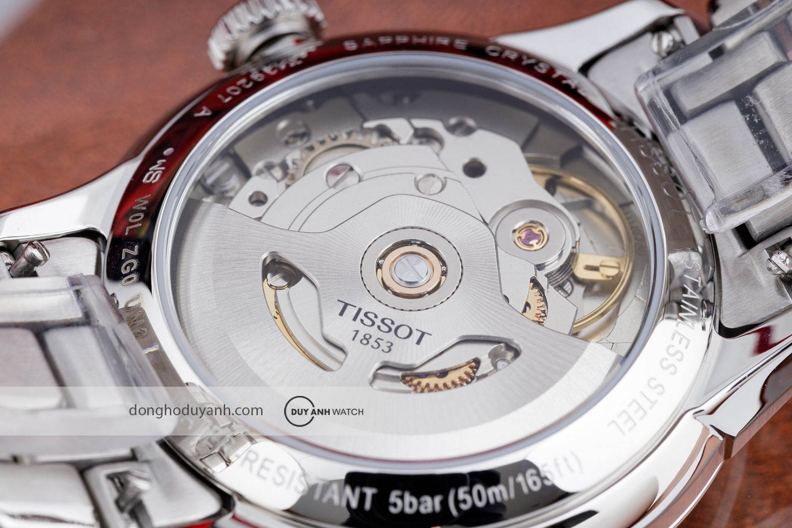 Mặt đáy Tissot Chemin des Tourelles Powermatic 80 T139.207.11.048.00
