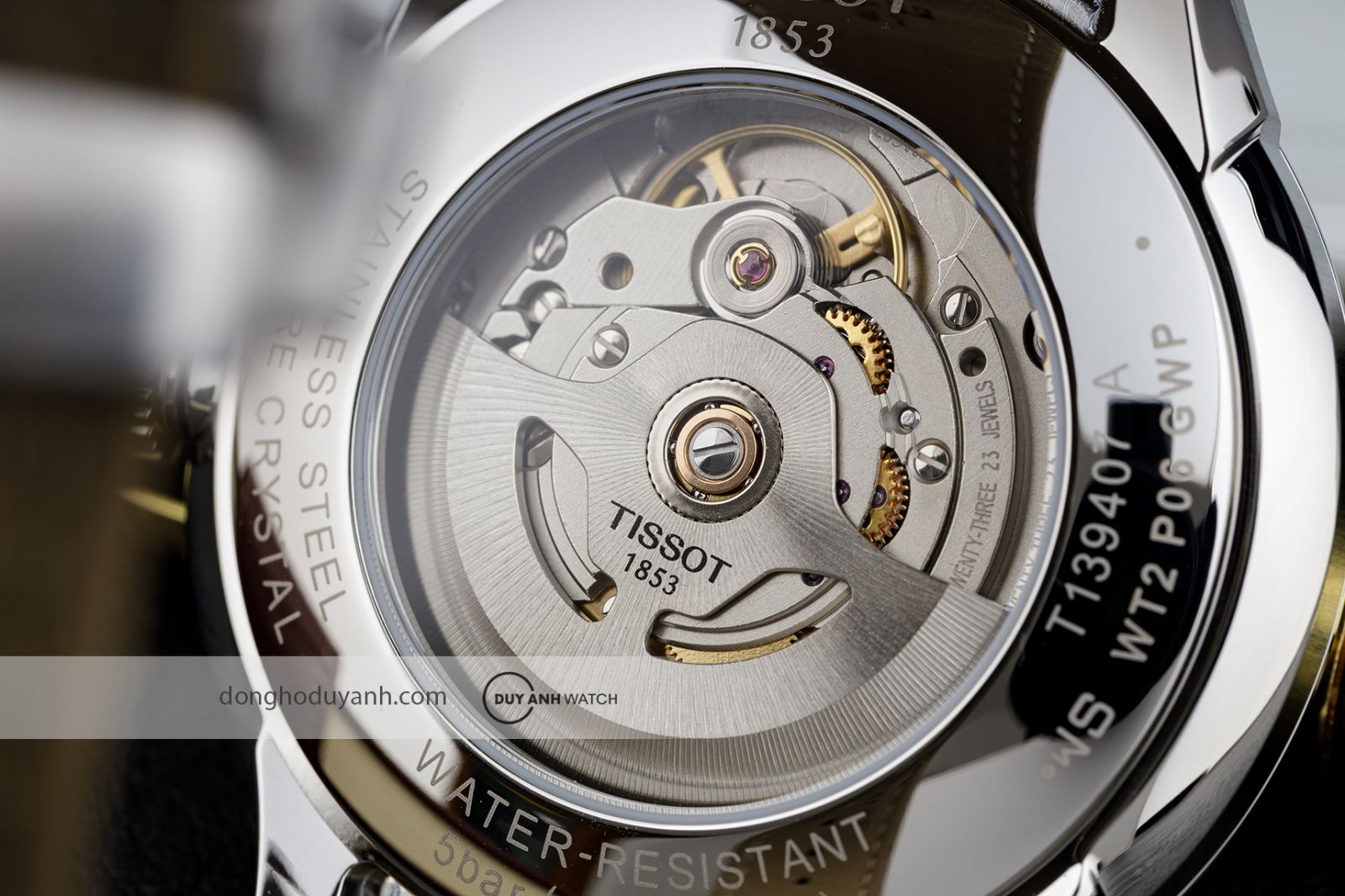Bộ máy Tissot Chemin des Tourelles Powermatic 80 T139.407.16.261.00