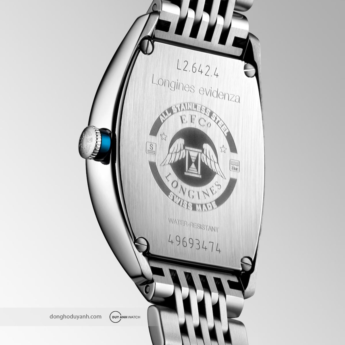Mặt sau Đồng hồ Longines Evidenza L2.642.4.73.6