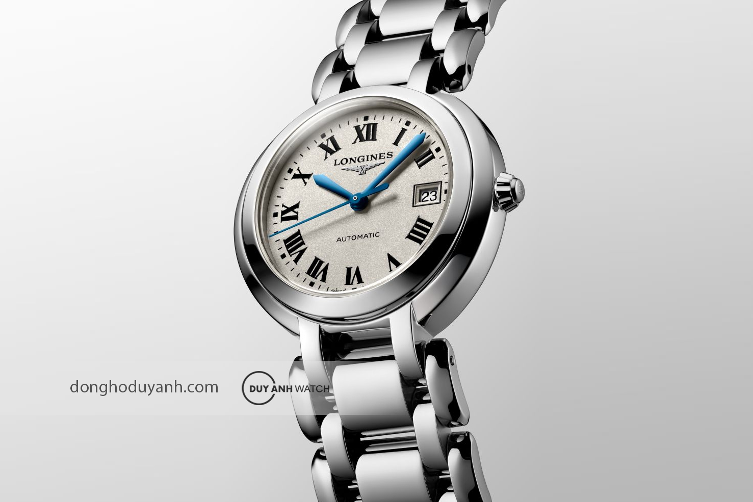Longines PrimaLuna L8.113.4.71.6 là sự kết hợp hoàn hảo giữa vẻ đẹp cổ điển và bộ máy automatic chuẩn Thụy Sĩ.