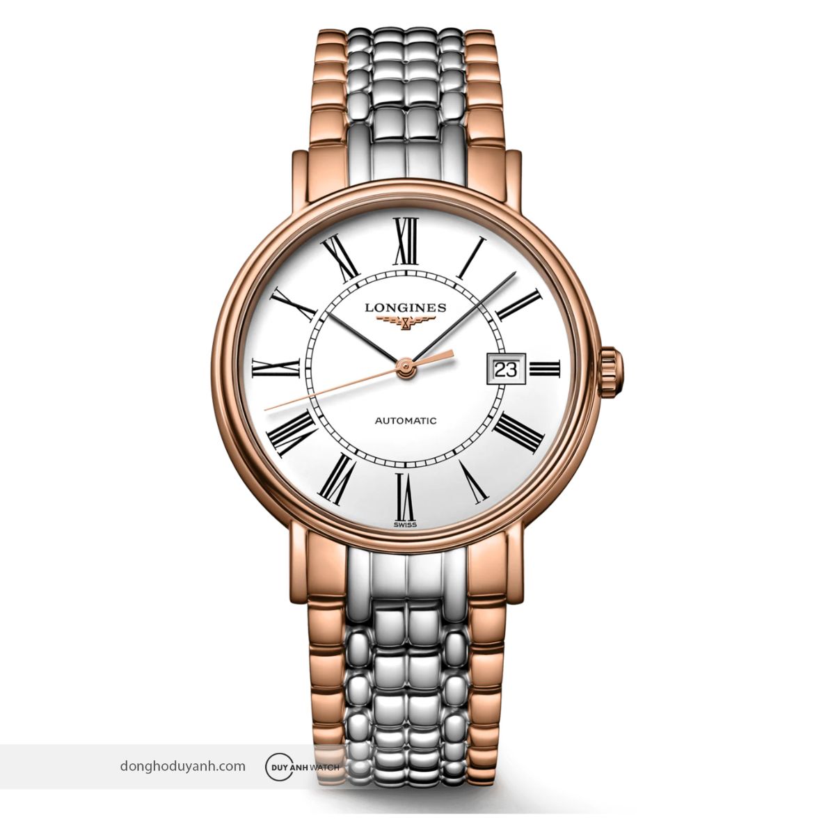 Đồng hồ Longines Presence Automatic Roman L4.921.1.11.7
