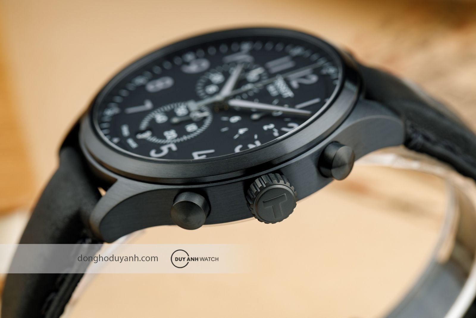 Góc nhìn nghiêng Tissot Chrono XL Vintage T116.617.36.052.00