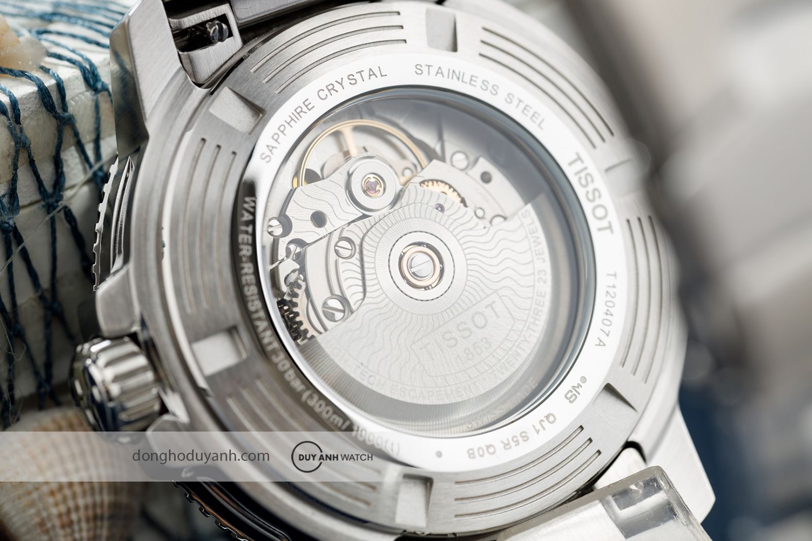 Mặt đáy Tissot Seastar 1000 Powermatic 80 T120.407.11.041.03
