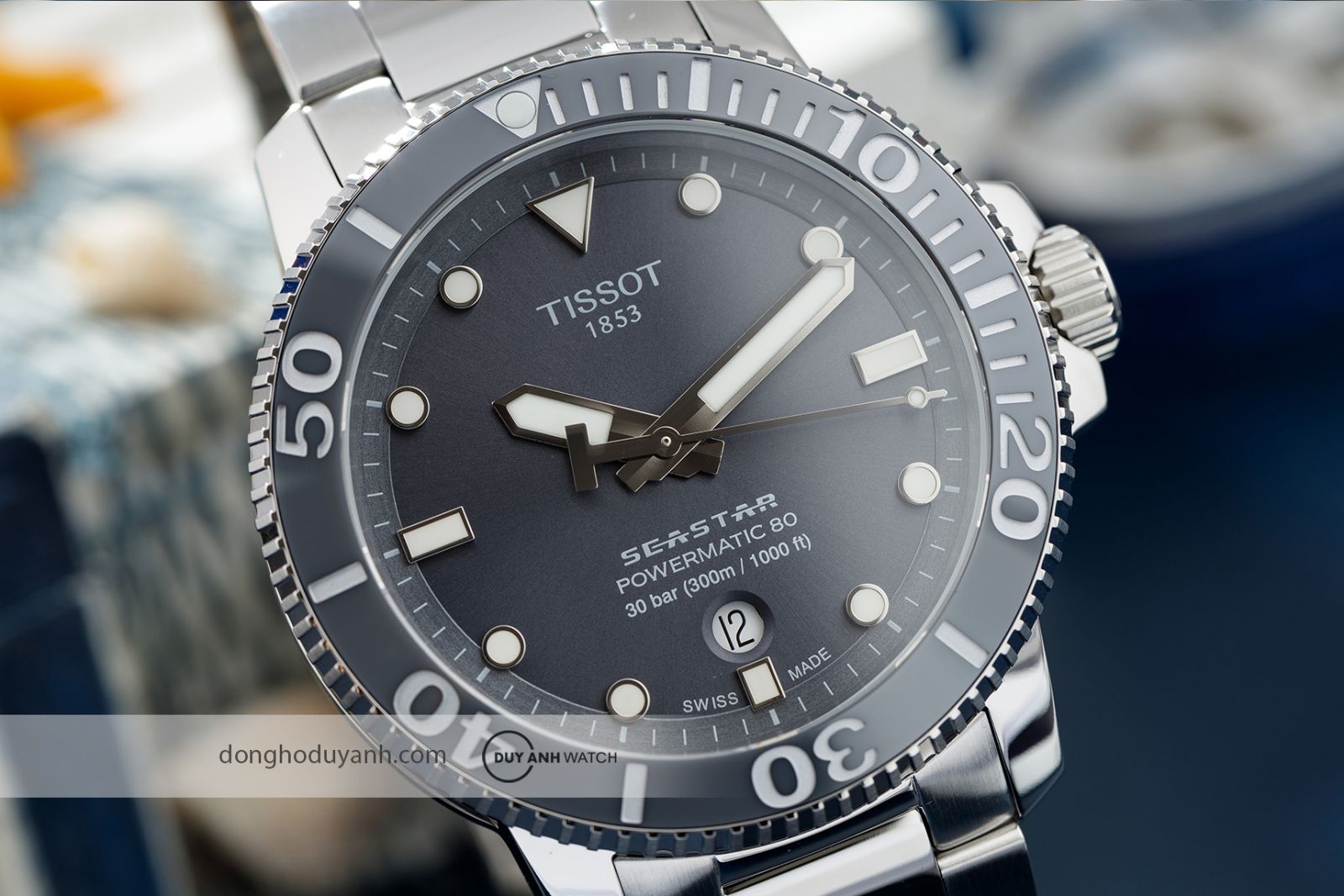 Mặt số Tissot Seastar 1000 Powermatic 80 T120.407.11.081.01