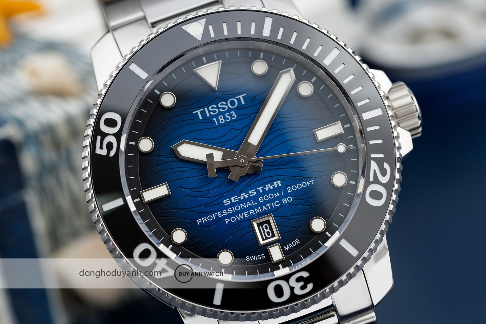 Mặt số Tissot Seastar 2000 Professional Powermatic 80 T120.607.11.041.01