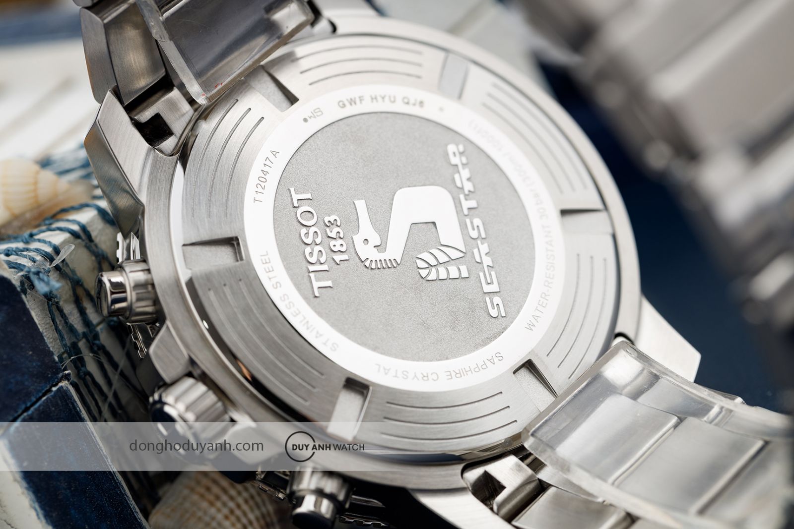 Mặt đáy Tissot Seastar 1000 Chronograph T120.417.11.091.01