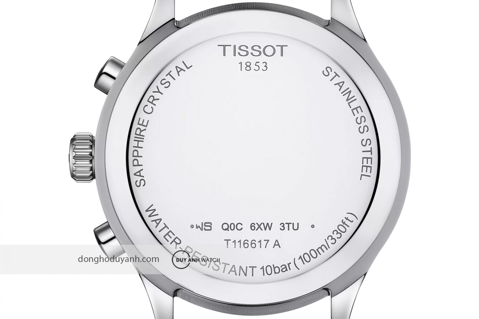 Mặt đáy Tissot Chrono XL Classic T116.617.16.297.00