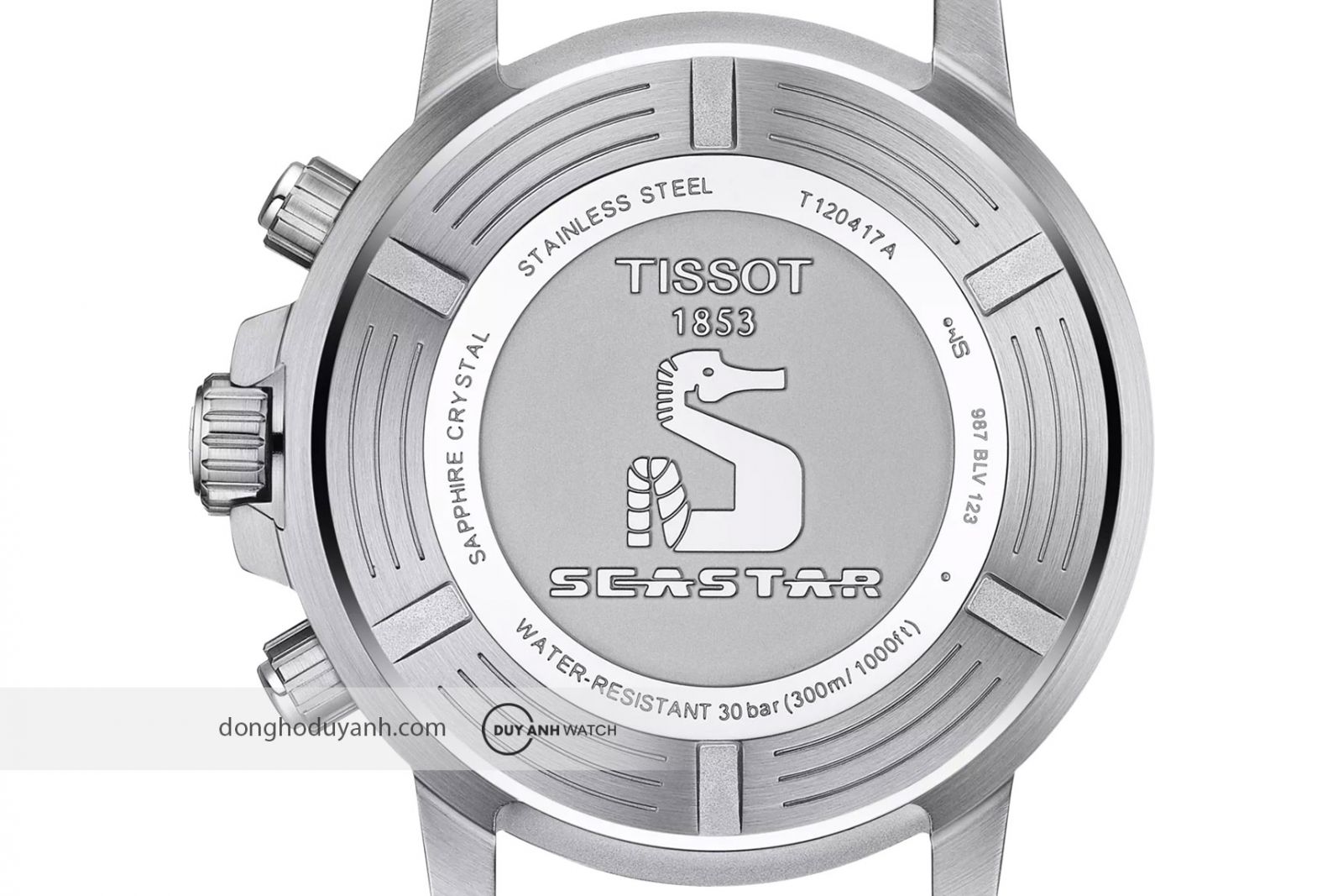 Mặt đáy Tissot Seastar 1000 Chronograph T120.417.17.421.00