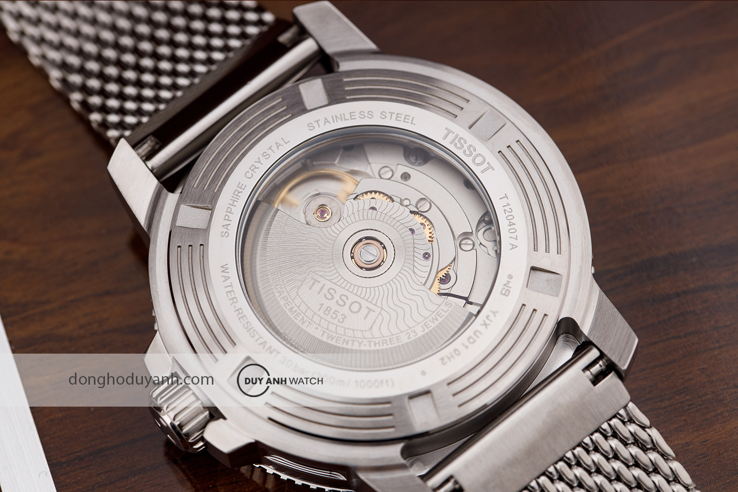 Mặt đáy Tissot Seastar 1000 Powermatic 80 T120.407.11.041.02