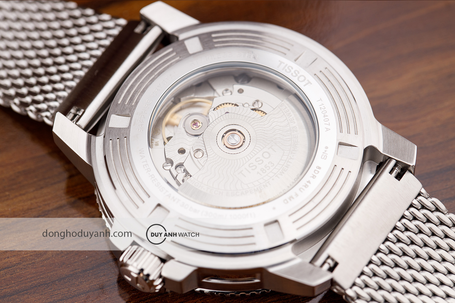 Mặt đáy Tissot Seastar 1000 Powermatic 80 T120.407.11.091.00