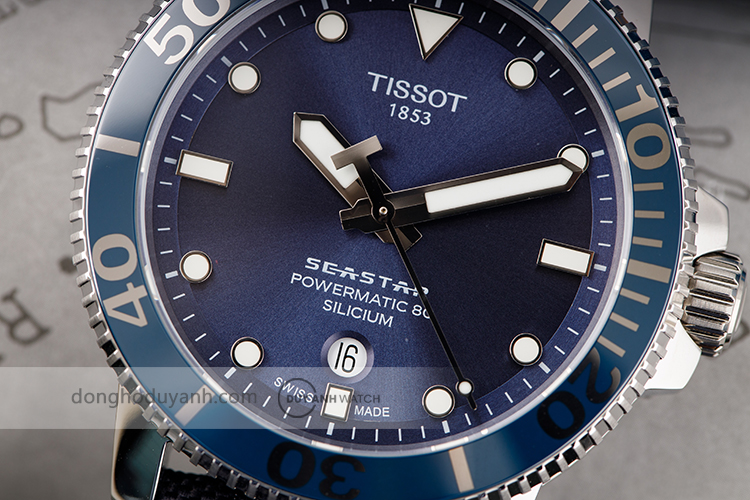 Mặt số Tissot Seastar 1000 Powermatic 80 Silicium T120.407.17.041.01