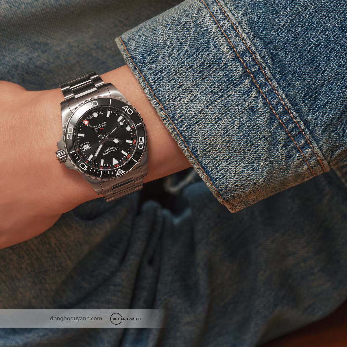 Đồng hồ nam Longines HydroConquest GMT L3.790.4.56.6
