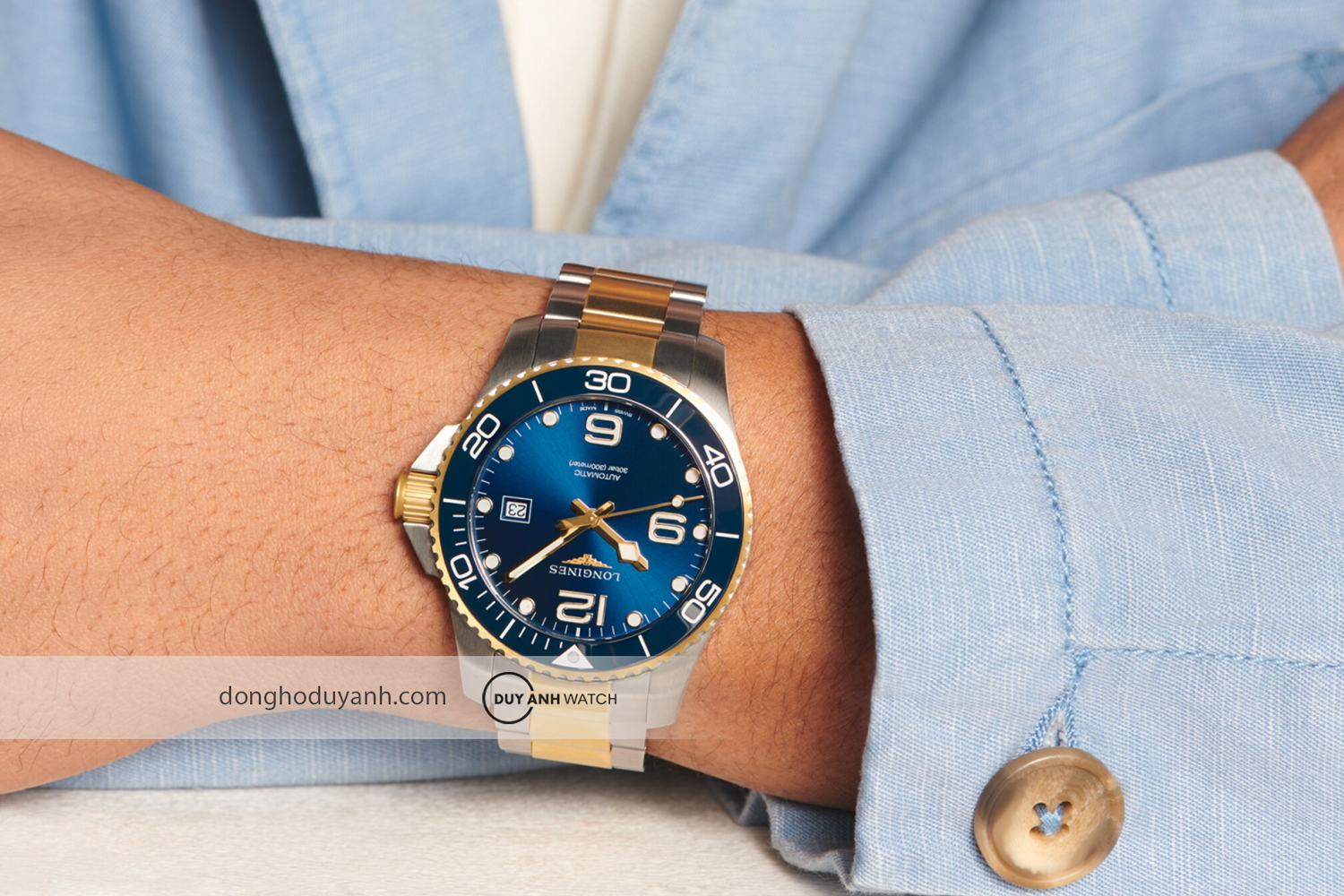 Longines HydroConquest L3.782.3.96.7 là sự kết hợp hoàn hảo giữa thiết kế hiện đại và hiệu năng mạnh mẽ.