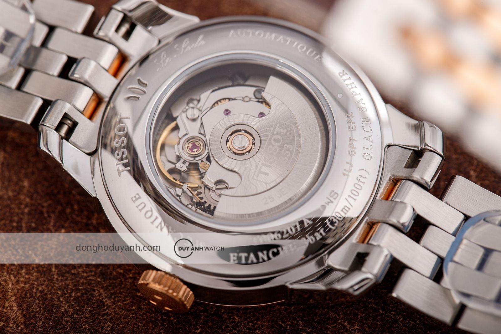 Mặt đáy Tissot Le Locle Automatic Lady T006.207.22.038.00