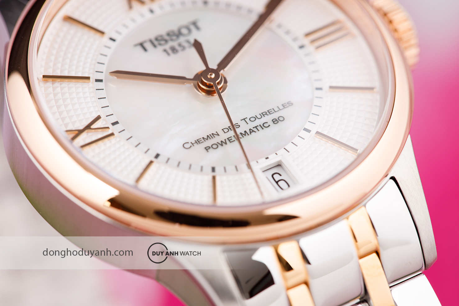 Mặt số Tissot Chemin Des Tourelles Powermatic 80 Lady T099.207.22.118.02