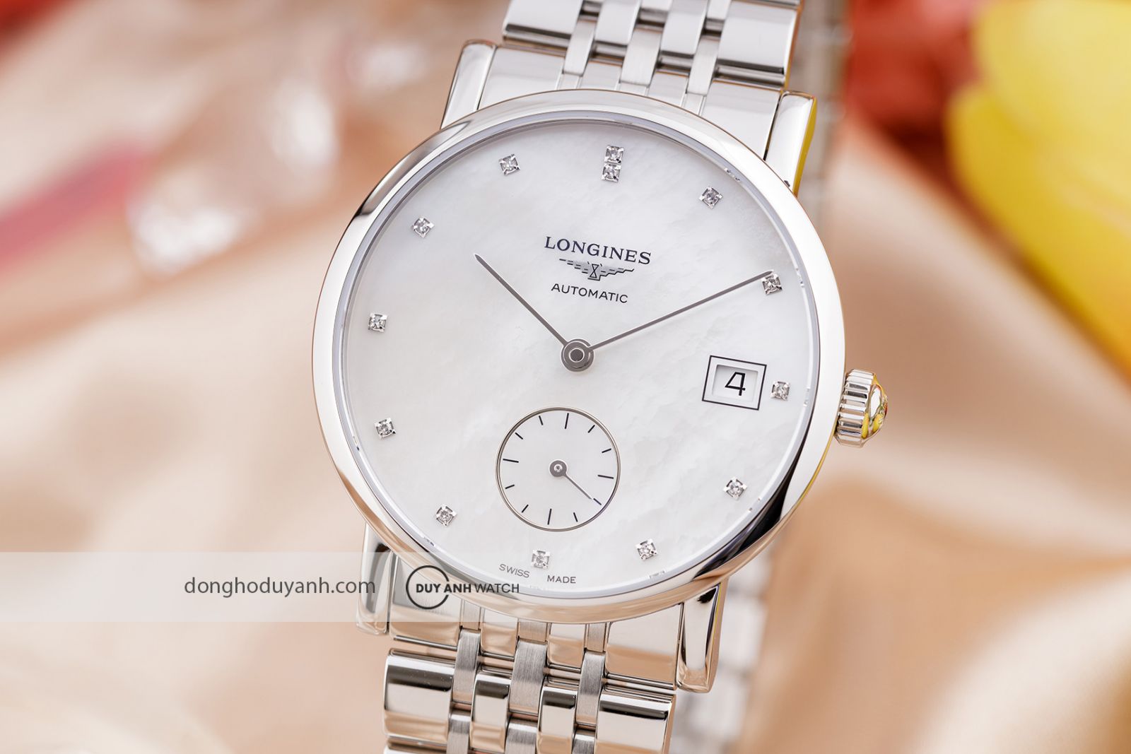Longines Elegant Collection L4.312.4.87.6 là sự kết hợp hoàn hảo giữa thiết kế nữ tính và công nghệ chế tác hiện đại.